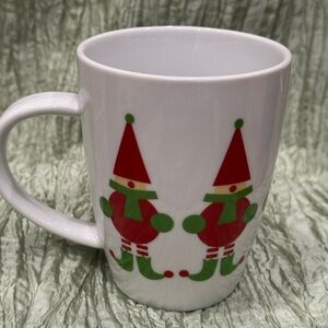 Crate&Barrel Festive Elf Coffee Mug